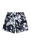 N°21 Boxer Shorts With Floral Print In Black