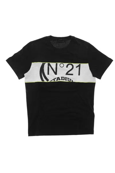 N°21 Boys Black Logo T-shirt