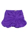 N°21 Bubble-hem Skirt In Purple
