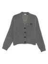 N°21 Button-fastening Cardigan In Gray
