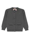 N°21 Button-up Cardigan In Gray