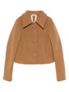 N°21 Wool Blend Jacket In Brown