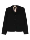 N°21 Buttoned Jacket In Black