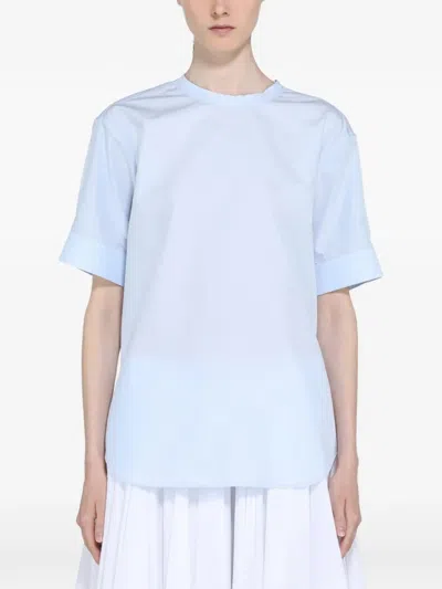 N°21 Button-fastening Cuffs Blouse In Blue