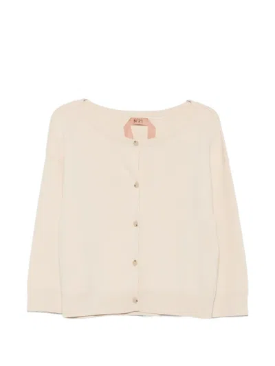 N°21 Button-up Knitted Cardigan In Multi