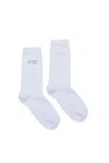 N°21 Calzini In Misto Cotone Con Logo In White