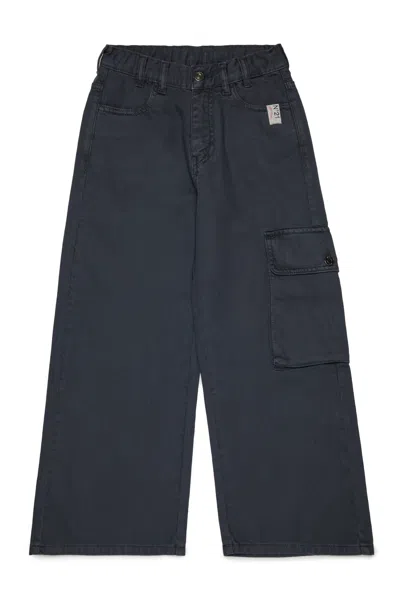 N°21 Kids' Cargo Pants In Gray