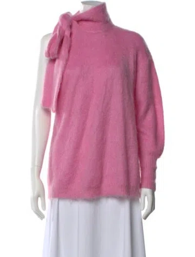 Pre-owned N°21 Cashmere Turtleneck Sweater In Pink