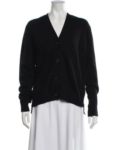 Pre-owned N°21 Cashmere V-neck Sweater In Black