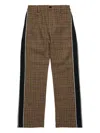 N°21 Checked Trousers In Brown
