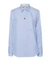N°21 Classic Straight Shirt In Blue
