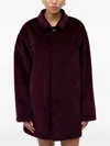 N°21 Corduroy Coat In Purple