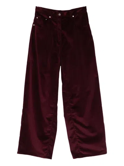 N°21 Corduroy Trousers In Red