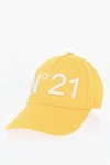 N°21 Cotton Baseball Cap With Embossed Logo