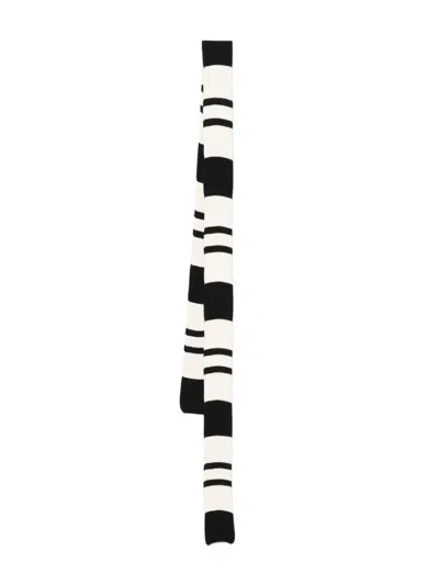 N°21 Cotton Knit Scarf Accessories In White
