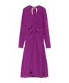 N°21 Crepe Midi Dress In Purple