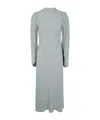N°21 Crepe Sable Midi Dress In Gray