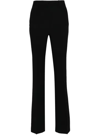 N°21 Crepe Straight-leg Trousers In Black