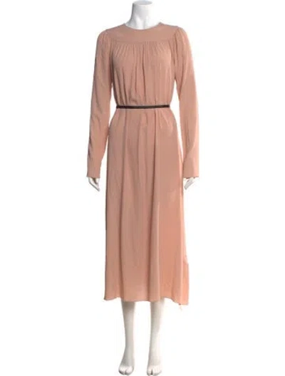 Pre-owned N°21 Crew Neck Midi Length Dress W/ Tags In Pink