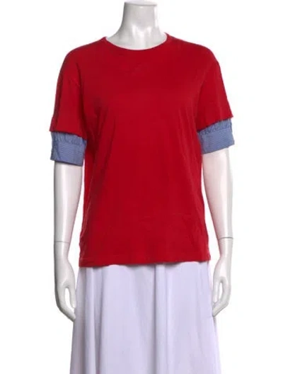 Pre-owned N°21 Crew Neck Short Sleeve T-shirt In Multi