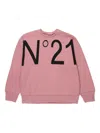N°21 Nº21 Crew-neck Sweater In Pink