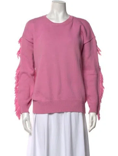 Pre-owned N°21 Crew Neck Sweater In Pink