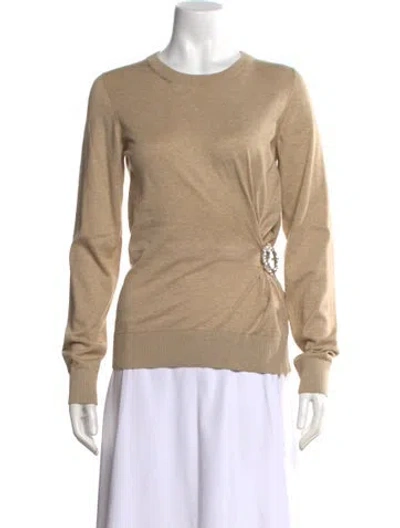 Pre-owned N°21 Crew Neck Sweater W/ Tags In Neutral