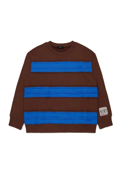 N°21 CREW-NECK SWEATSHIRT WITH LOGO