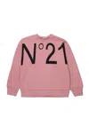 N°21 Crewneck Sweatshirt With Logo In Pattern