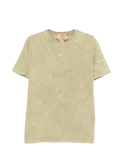 N°21 Crewneck T-shirt In Neutral