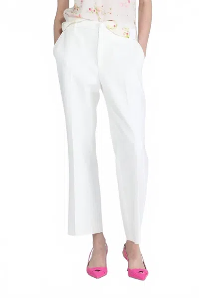 N°21 Crop Length Pant In Ecru In Neutral