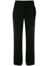 N°21 Cropped Tailored Trousers In Black