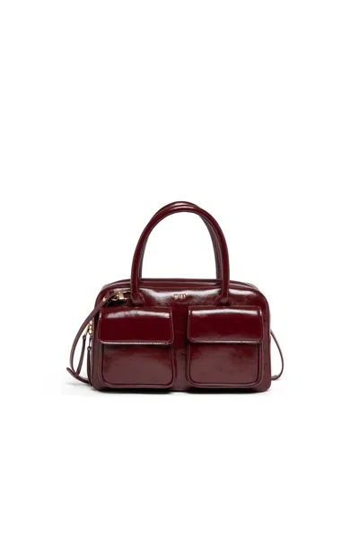 N°21 Kids' Cross-body Bag With Double Front Pocket In Red