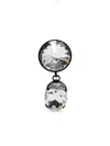 N°21 Crystal-embellished Earrings In Black