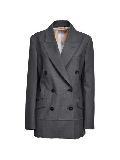 N°21 Double-breasted Blazer In Gray