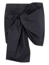 N°21 Mini Skirt With Bow In Black