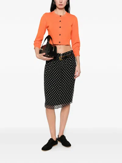 N°21 Elasticated-waistband Mini Skirt In Black