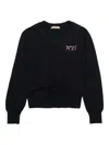 N°21 Embellished Sweater In Black