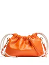 N°21 Puffy Jeanne Leather Crossbody Bag In Orange