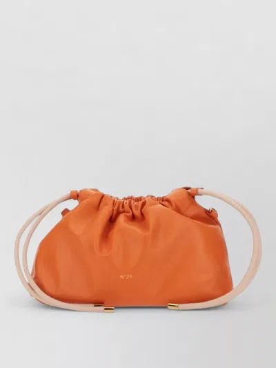 N°21 Eva Crossbody Bag Detachable Strap Handles In Orange