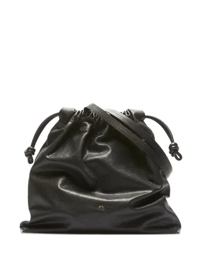 N°21 Eva Gathered Shoulder Bag In Black