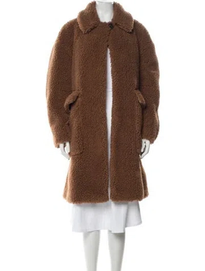 Pre-owned N°21 Faux Fur Coat In Brown