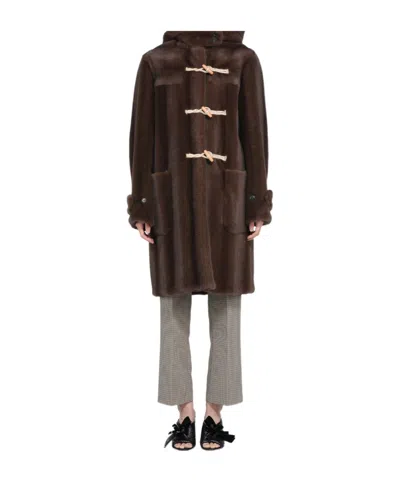 N°21 N21 Faux Fur Montgomery In Brown