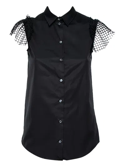 Pre-owned N°21 Feather-detail Shirt In Black