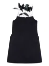 N°21 Sleeveless Top With Feathers Clothing In Black