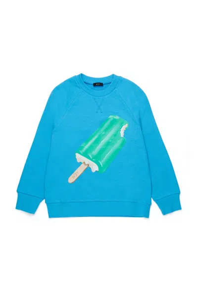 N°21 CREWNECK SWEATSHIRT WITH POPSICLE PRINT