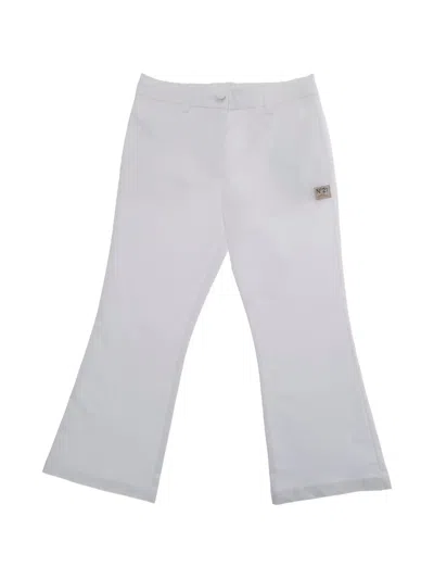 N°21 Kids' Flared Trousers In Gray