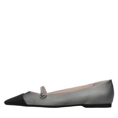 N°21 Flat Shoes In Grigio Neri E Grigi