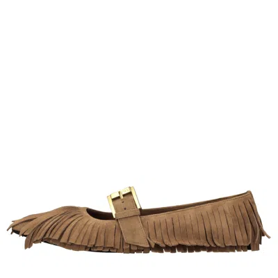 N°21 Flat Shoes In Marrone Scuri