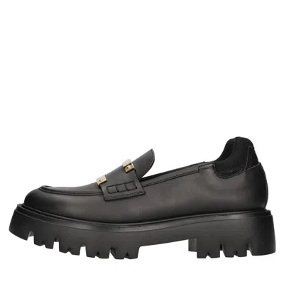 N°21 Flat Shoes In Nero Neri E Grigi